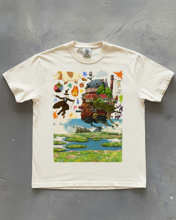 Camiseta Oversized Casa Engraçada
